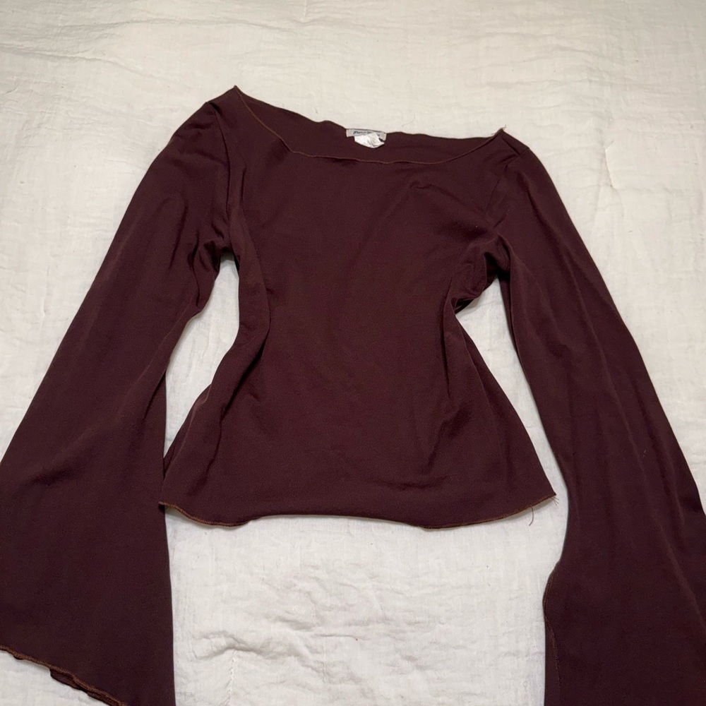 Elegant Brown Women's Top